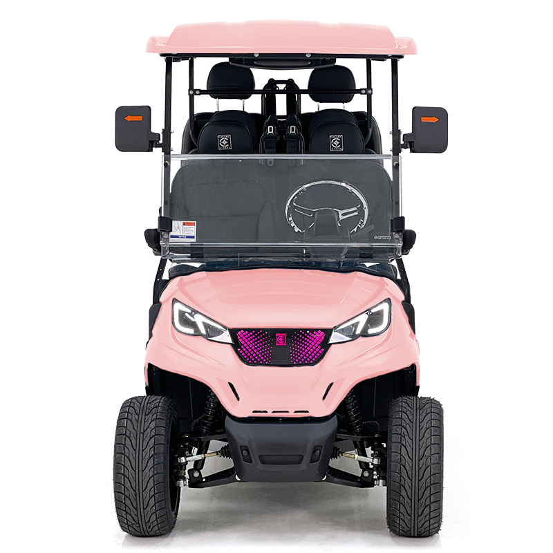 Aerfa 4+2 zitplaatsen golfkar roze